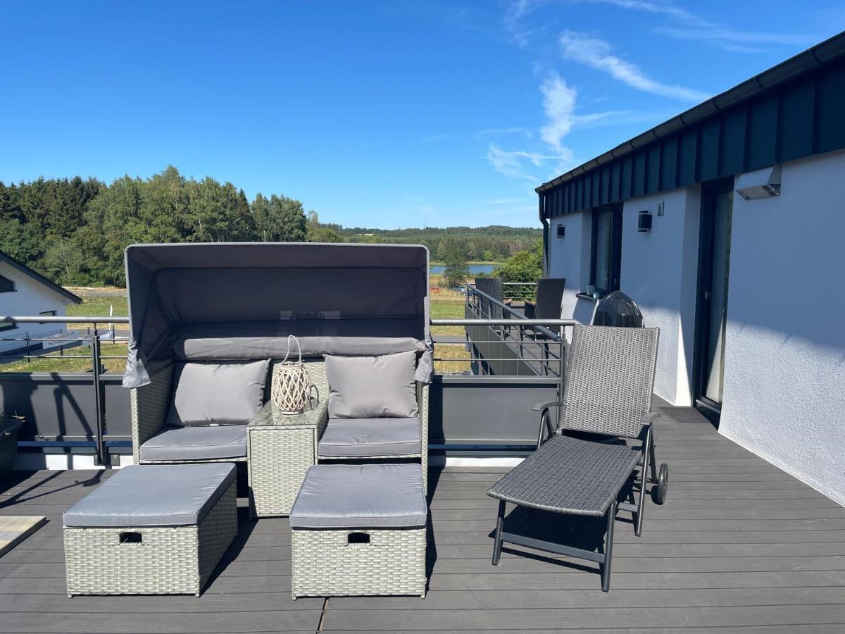 #Neu L Seeblick L Netflix L Boxspring L Nespresso L E-Tuer L Terrasse L 82M2 Ulmen Екстер'єр фото